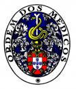 Logo Ordem dos Médicos circulo com serpente e escudo português